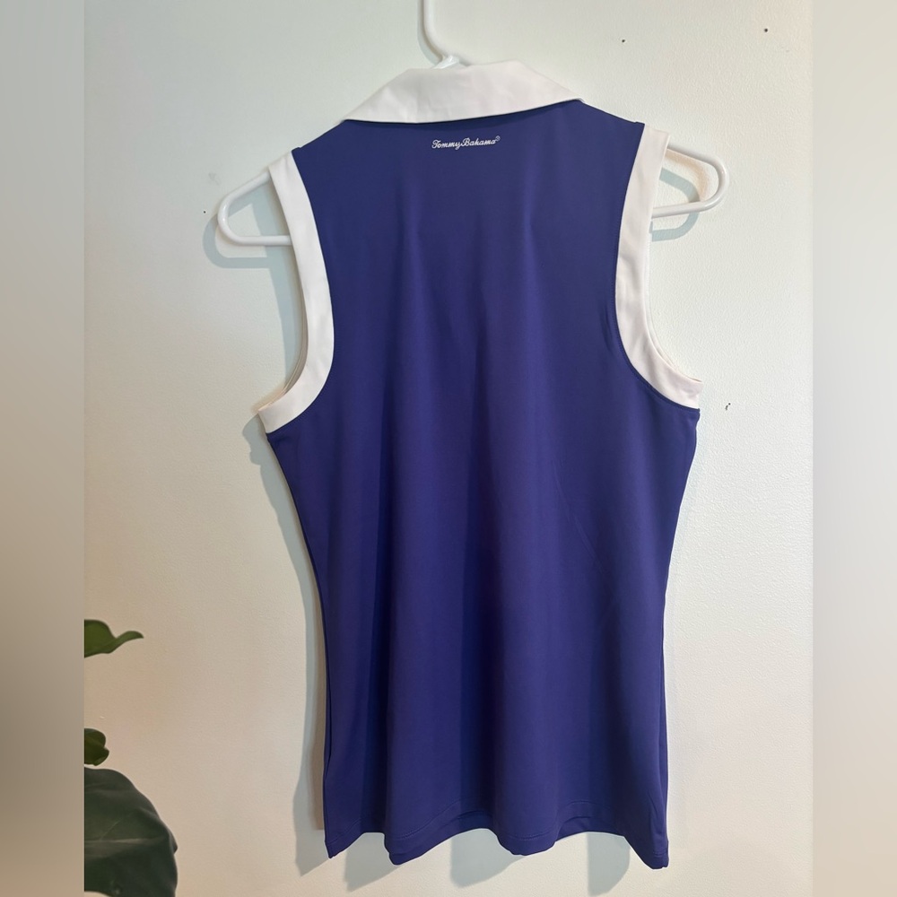 Tommy Bahama Blue Fitted Tank Top